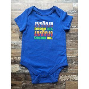 Latino Heritage Month - Bodysuit - Baby 3 - 6M - Short Sleeve - Blue